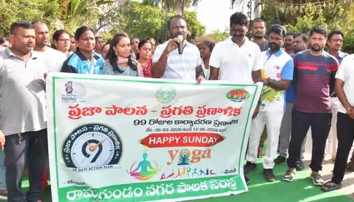 ఆరోగ్యకరమైన జీవనాన్ని కొనసాగిద్దాం : రామగుండం నగర మేయర్ మహంకాళి స్వామి ఆరోగ్యకరమైన జీవనాన్ని కొనసాగిద్దాం : రామగుండం నగర మేయర్ మహంకాళి స్వామి