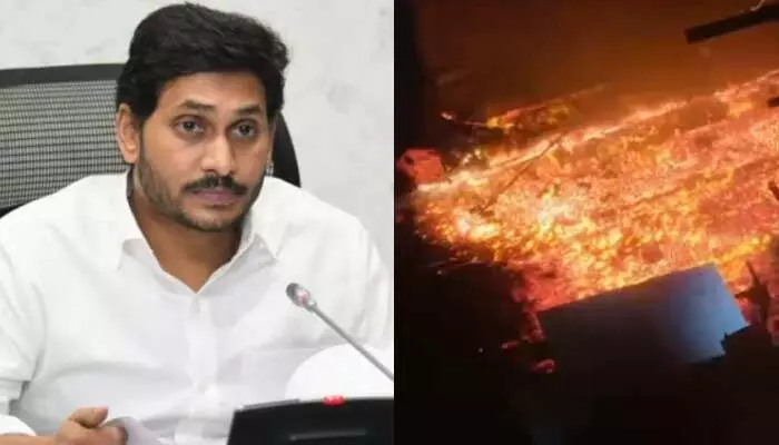 స్టీల్ ప్లాంట్లో ఘోర ప్రమాదం.. పార్టీ శ్రేణులకు జగన్ కీలక ఆదేశాలు స్టీల్ ప్లాంట్లో ఘోర ప్రమాదం.. పార్టీ శ్రేణులకు జగన్ కీలక ఆదేశాలు