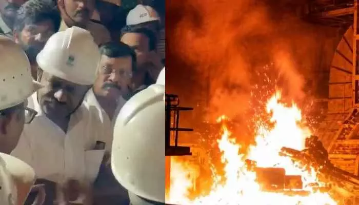 విశాఖ స్టీల్ ప్లాంట్కు కేంద్ర మంత్రి కుమారస్వామి విశాఖ స్టీల్ ప్లాంట్కు కేంద్ర మంత్రి కుమారస్వామి