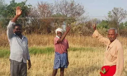 ప్రమాదం అంచున విద్యుత్ వైర్లు...