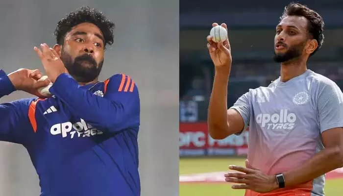 టీమిండియా టీ20 జట్టులో మార్పు.. సిరాజ్ సిరాజ్ స్థానంలో ప్రసిధ్ కృష్ణ టీమిండియా టీ20 జట్టులో మార్పు.. సిరాజ్ సిరాజ్ స్థానంలో ప్రసిధ్ కృష్ణ