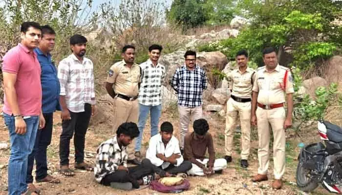 తుర్కపల్లిలో గంజాయి ముఠా గుట్టురట్టు.. ముగ్గురు అరెస్ట్ తుర్కపల్లిలో గంజాయి ముఠా గుట్టురట్టు.. ముగ్గురు అరెస్ట్