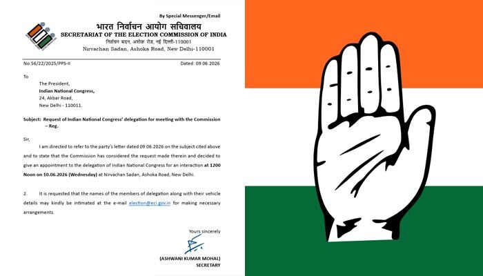 ఆందోళనలు, హైడ్రామా‌కు ఎండ్ కార్డ్.. కాంగ్రెస్ నేతలకు ECI అపాయింట్‌మెంట్