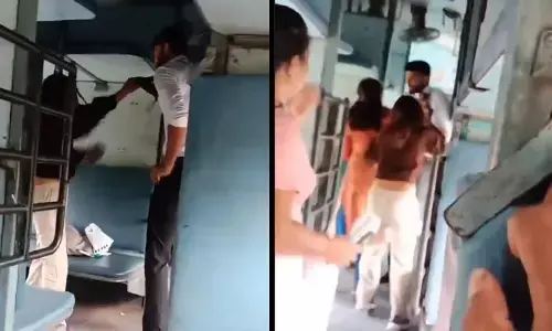 టికెట్ తనిఖీలో హైడ్రామా.. టీటీఈ, మహిళా ప్రయాణికురాలి మధ్య తీవ్ర వాగ్వాదం