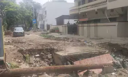 ఏడేళ్లుగా అసంపూర్తిగా బాక్స్ నాలా పనులు