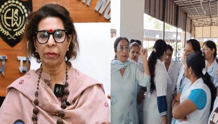 నర్సుల ఆగ్రహానికి లొంగిన హర్యానా మహిళా కమిషన్ చీఫ్.. రేణు భాటియా రాజీనామా