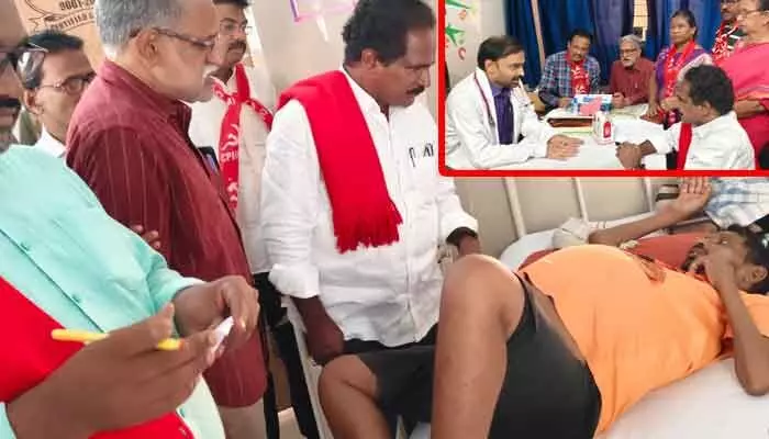 ఏజెన్సీ ప్రాంత వైద్యంపై ప్రభుత్వం చిన్న చూపు: సిపిఐ ఎం రాష్ట్ర కార్యదర్శి జాన్ వెస్లీ ఏజెన్సీ ప్రాంత వైద్యంపై ప్రభుత్వం చిన్న చూపు: సిపిఐ ఎం రాష్ట్ర కార్యదర్శి జాన్ వెస్లీ