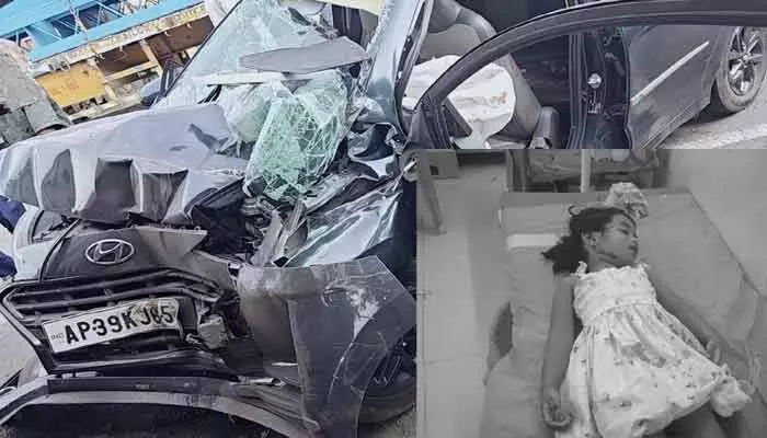 భద్రాచలం ప్రయాణంలో విషాదం.. రోడ్డు ప్రమాదంలో చిన్నారి మృతి భద్రాచలం ప్రయాణంలో విషాదం.. రోడ్డు ప్రమాదంలో చిన్నారి మృతి
