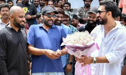 పొల్లాచి షెడ్యూల్ కంప్లీట్.. ‘మెగా 158’ నుంచి ఫొటోలు వైరల్
