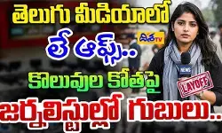 తెలుగు మీడియాలో లే-ఆఫ్స్.. కొలువుల కోతపై జర్నలిస్టుల్లో గుబులు