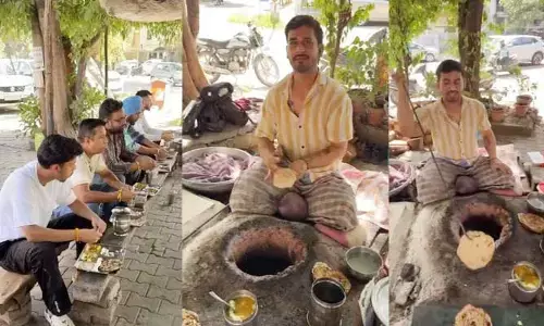 ఈ చెఫ్ వంట తింటే లొట్టలు వేయాల్సిందే.. నెట్టింట వైరల్ అవుతున్న క్రేజీ వీడియో!