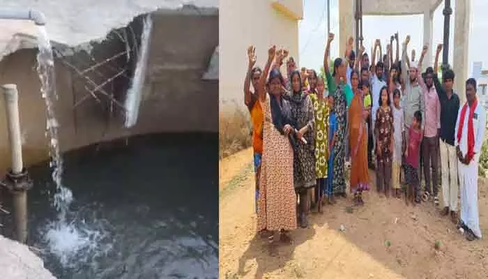 శిథిలావస్థలో మిషన్ భగీరథ వాటర్ ట్యాంక్ శిథిలావస్థలో మిషన్ భగీరథ వాటర్ ట్యాంక్
