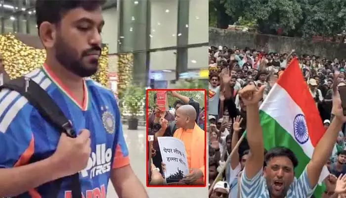 లక్నోలో కాక్రోచ్ జనతా పార్టీ భారీ ధర్నా.. హైలైట్గా నిలిచిన ‘UP CM యోగి’ ఎంట్రీ! లక్నోలో కాక్రోచ్ జనతా పార్టీ భారీ ధర్నా.. హైలైట్గా నిలిచిన ‘UP CM యోగి’ ఎంట్రీ!