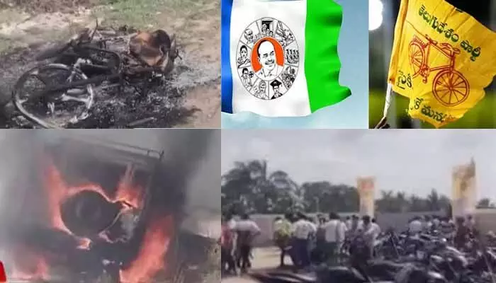 రగిలిపోతున్న మంత్రాలయం.. తీవ్ర ఉద్రిక్తత రగిలిపోతున్న మంత్రాలయం.. తీవ్ర ఉద్రిక్తత