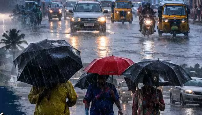 మొదలైన వర్షం.. ఈ జిల్లాలకు ఆరెంజ్ అలర్ట్ మొదలైన వర్షం.. ఈ జిల్లాలకు ఆరెంజ్ అలర్ట్