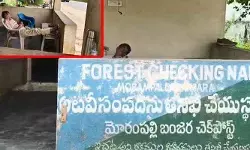 కునుకు తీస్తున్న అటవీ రక్షణ.. చెక్ పోస్టులో నిద్రలో మునిగిన సిబ్బంది! కునుకు తీస్తున్న అటవీ రక్షణ.. చెక్ పోస్టులో నిద్రలో మునిగిన సిబ్బంది!