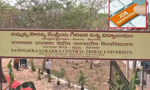 సమ్మక్క - సారక్క కేంద్రీయ గిరిజన విశ్వవిద్యాలయంలో ఉద్యోగ అవకాశాలు
