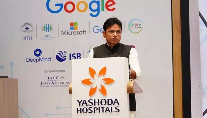 హెల్త్ కేర్ ఇన్నోవేషన్స్ సెంటర్గా హైదరాబాద్ : మంత్రి శ్రీధర్ బాబు హెల్త్ కేర్ ఇన్నోవేషన్స్ సెంటర్గా హైదరాబాద్ : మంత్రి శ్రీధర్ బాబు