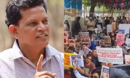 విద్యాశాఖ మంత్రి ధర్మేంద్ర ప్రధాన్‌ను జైలుకు పంపాలి: ఆకునూరి మురళి