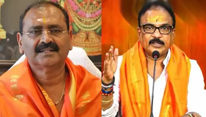 భూమన హిందూ వ్యతిరేకి.. తరిమికొట్టాలి: ఏపీ సాధు పరిషత్ భూమన హిందూ వ్యతిరేకి.. తరిమికొట్టాలి: ఏపీ సాధు పరిషత్