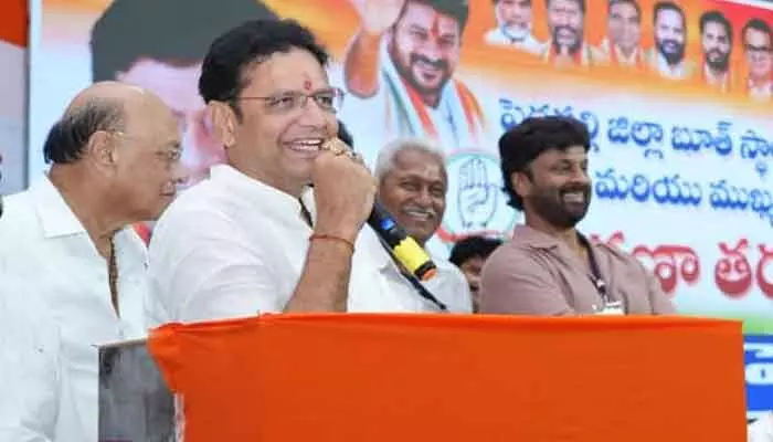 కేంద్ర దర్యాప్తు సంస్థలతో ప్రతిపక్ష ప్రభుత్వాలపై దాడి: మంత్రి దుద్దిళ్ల శ్రీధర్ బాబు కేంద్ర దర్యాప్తు సంస్థలతో ప్రతిపక్ష ప్రభుత్వాలపై దాడి: మంత్రి దుద్దిళ్ల శ్రీధర్ బాబు