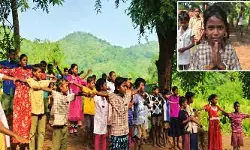 యోగాసనాలతో బడి కోసం పోరాటం.. కలెక్టర్ మేడం గారికి చిన్నారుల విజ్ఞప్తి యోగాసనాలతో బడి కోసం పోరాటం.. కలెక్టర్ మేడం గారికి చిన్నారుల విజ్ఞప్తి