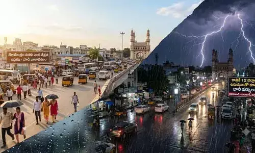 తెలంగాణలో సాయంత్రం వరకు ఎండలు.. రాత్రికి 12 జిల్లాలో ఉరుములతో కూడిన భారీ వర్షాలు!