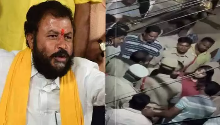 న్యాయవాది ఇంటిపై దాడికి యత్నించిన ఎమ్మెల్యే చింతమనేని న్యాయవాది ఇంటిపై దాడికి యత్నించిన ఎమ్మెల్యే చింతమనేని