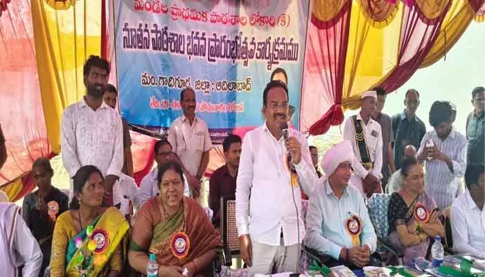 అభివృద్ధికి మూలం విద్య మాత్రమే : ఎంపీ గోడం నగేష్ అభివృద్ధికి మూలం విద్య మాత్రమే : ఎంపీ గోడం నగేష్