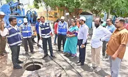 జలమండలి ఎండీ ఆకస్మిక తనిఖీ.. అధికారులకు కీలక ఆదేశాలు జలమండలి ఎండీ ఆకస్మిక తనిఖీ.. అధికారులకు కీలక ఆదేశాలు