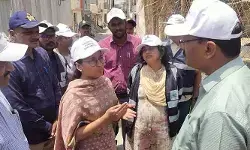 ఎంఎంసి కమిషనర్ వర్షాకాల సన్నద్ధత పనుల పరిశీలన ఎంఎంసి కమిషనర్ వర్షాకాల సన్నద్ధత పనుల పరిశీలన