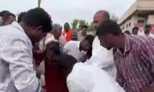 తిమ్మాపూర్ లో రోడ్డు ప్రమాదం