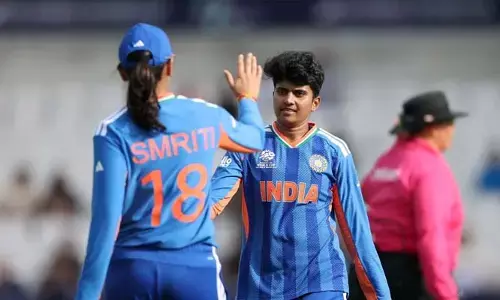 Womens T20 World Cup : అదరగొట్టిన తెలుగమ్మాయి శ్రీచరణి.. నెదర్లాండ్స్‌పై భారత్ భారీ విజయం