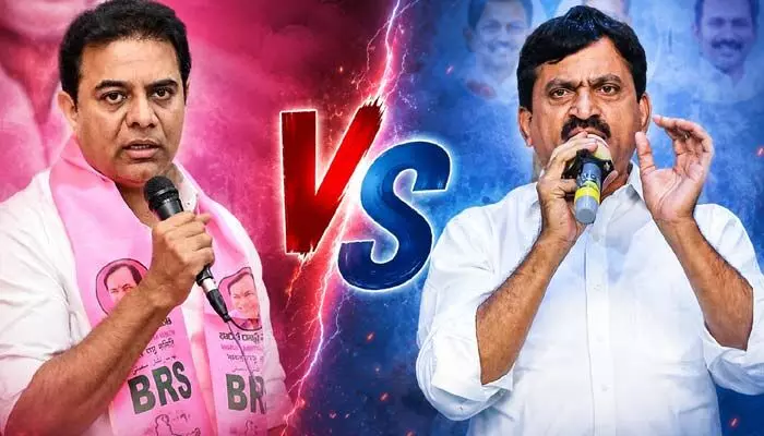 నా సవాల్ స్వీకరించే దమ్ములేని నీ నుంచి ఇంకేం ఆశిస్తాం?.. కేటీఆర్కు మంత్రి పొంగులేటి కౌంటర్ నా సవాల్ స్వీకరించే దమ్ములేని నీ నుంచి ఇంకేం ఆశిస్తాం?.. కేటీఆర్కు మంత్రి పొంగులేటి కౌంటర్
