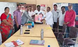 సింగోటం హైస్కూల్‌కు మోటార్ పంప్ వితరణ..