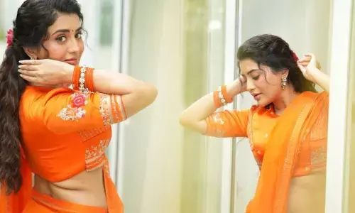 సైడ్ వ్యూలో నడుమందాలతో మంత్రముగ్ధులను చేస్తున్న రాశి సింగ్