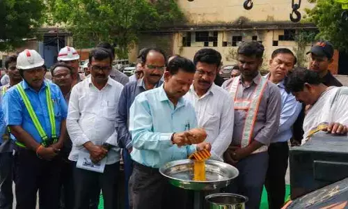 ఓసీపీ-1లో 12 టన్నుల కెపాసిటీ గల ఐదు క్రేన్స్ ప్రారంభం
