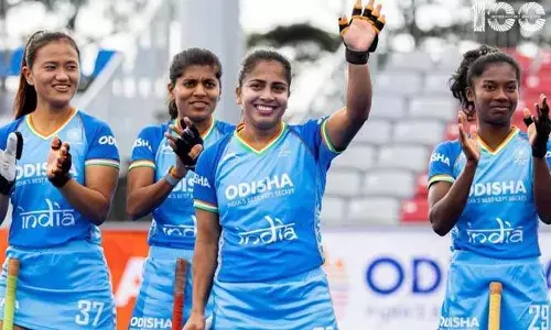 Hockey : ఎదురులేని భారత్.. హ్యాట్రిక్ కొట్టిన అమ్మాయిలు