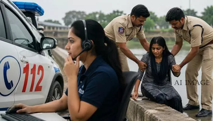 15 నిమిషాల్లో మహిళ ప్రాణాలు కాపాడిన పోలీసులు.. డయల్-112తో తప్పిన విషాదం 15 నిమిషాల్లో మహిళ ప్రాణాలు కాపాడిన పోలీసులు.. డయల్-112తో తప్పిన విషాదం
