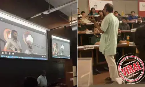 VIRAL: IIM అహ్మదాబాద్ క్లాస్‌రూమ్‌లో ‘ధురంధర్’.. మూవీ సీన్స్‌తో స్టాటిస్టిక్స్ పాఠాలు