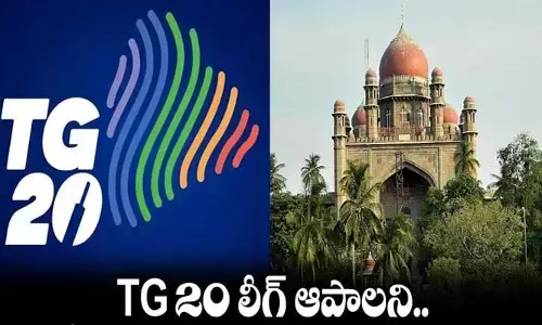 టీజీ20 లీగ్‌ను తక్షణమే నిలిపివేయాలని హైకోర్టు పిటిషన్