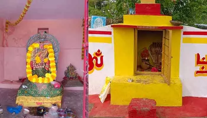 పెద్దమ్మ తల్లి గుడిలో చోరీ..30 కిలోల పంచలోహ విగ్రహం అపహరణ పెద్దమ్మ తల్లి గుడిలో చోరీ..30 కిలోల పంచలోహ విగ్రహం అపహరణ