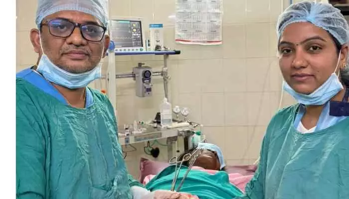 జగిత్యాలలో అరుదైన శస్త్ర చికిత్స జగిత్యాలలో అరుదైన శస్త్ర చికిత్స
