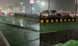 విశాఖలో భారీ వర్షం.. తడిసి ముద్దైన యోగాంధ్రా ఏర్పాట్లు విశాఖలో భారీ వర్షం.. తడిసి ముద్దైన యోగాంధ్రా ఏర్పాట్లు