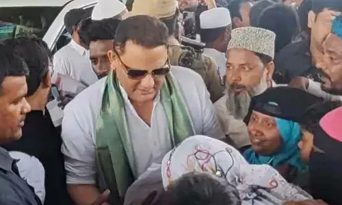 మంత్రి అజారుద్దీన్ కు జడ్చర్లలో ఘనస్వాగతం