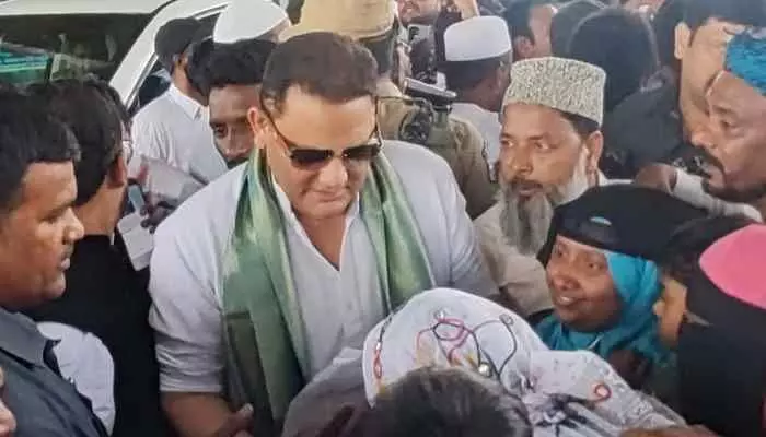 మంత్రి అజారుద్దీన్ కు జడ్చర్లలో ఘనస్వాగతం మంత్రి అజారుద్దీన్ కు జడ్చర్లలో ఘనస్వాగతం