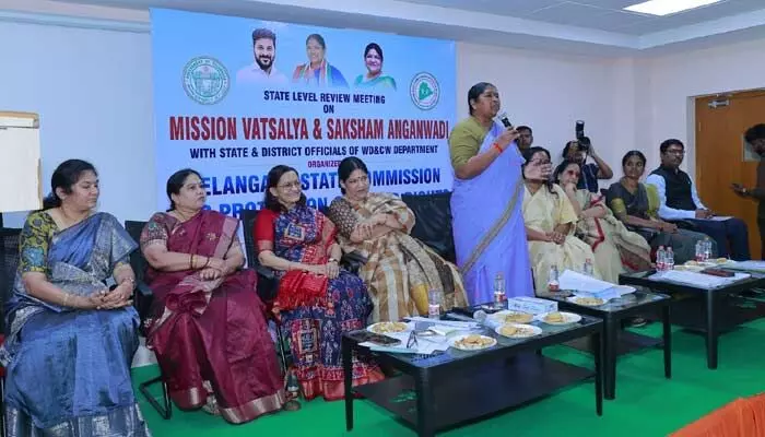 ‘జీరో చైల్డ్ మ్యారేజెస్’ దిశగా తెలంగాణ.. పోక్సో కేసుల తగ్గింపే లక్ష్యం : మంత్రి సీతక్క ‘జీరో చైల్డ్ మ్యారేజెస్’ దిశగా తెలంగాణ.. పోక్సో కేసుల తగ్గింపే లక్ష్యం : మంత్రి సీతక్క