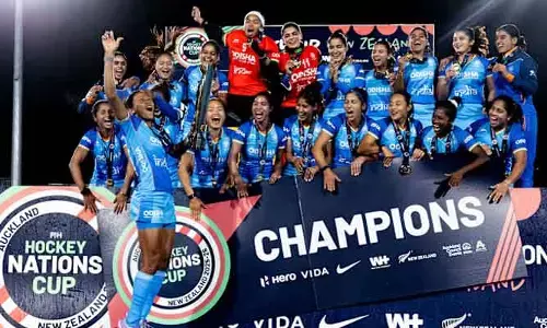 FIH నేషన్స్‌ కప్‌ ఛాంపియన్‌గా భారత మహిళల హాకీ జట్టు.. కివీస్‌పై ఘన విజయం