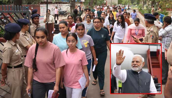 నీట్ రీ-ఎగ్జామ్ వేళ ప్రధాని మోడీ మానవత్వం.. ఎయిర్‌పోర్టులోనే 45 నిమిషాల నిరీక్షణ