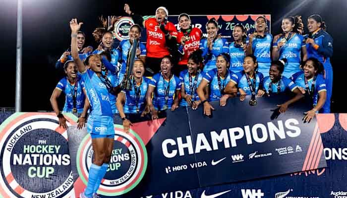 FIH నేషన్స్‌ కప్‌ ఛాంపియన్‌గా భారత మహిళల హాకీ జట్టు.. కివీస్‌పై ఘన విజయం